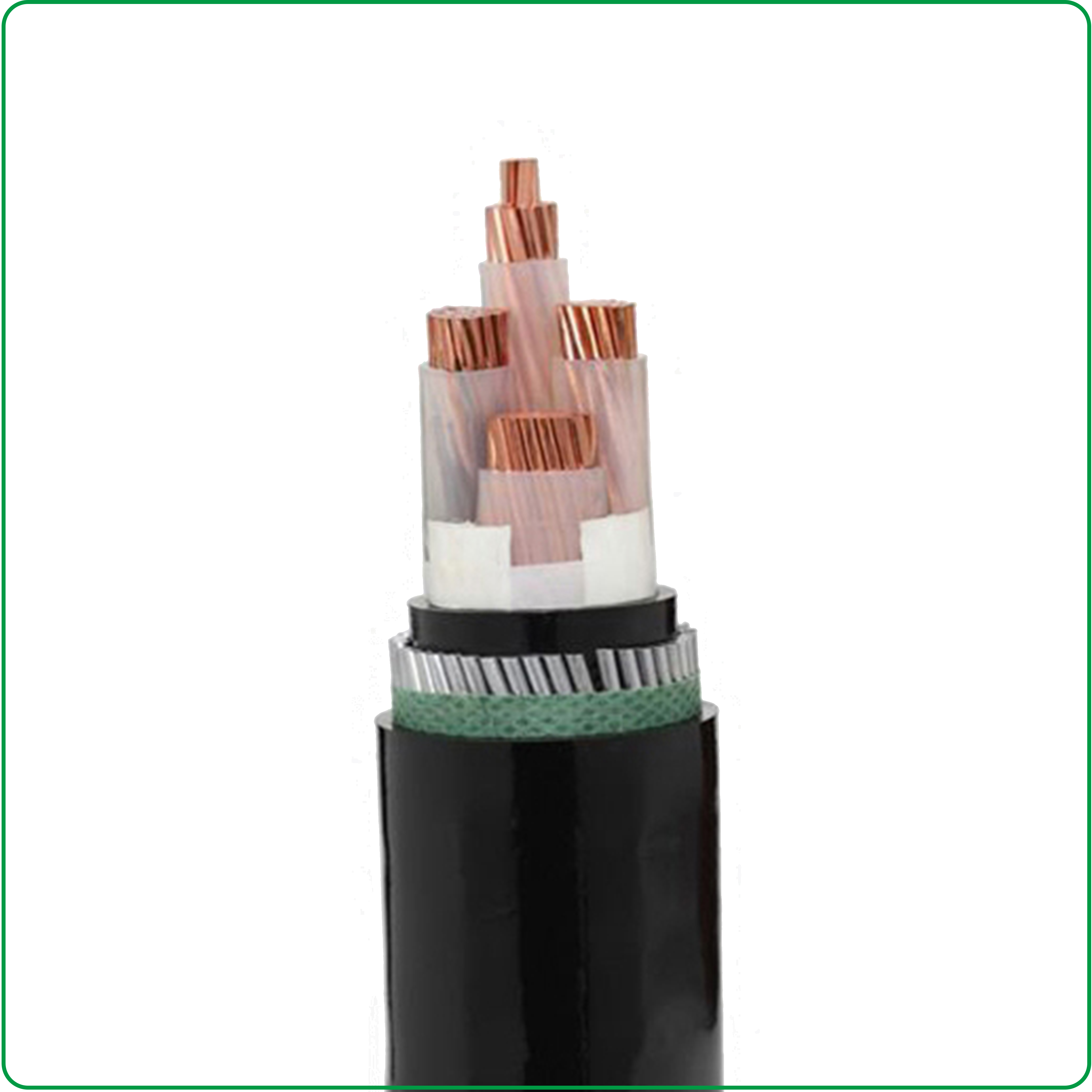 N2XRY Copper Conductor SWA 600/1000V Cable，CU/XLPE/SWA/PVC